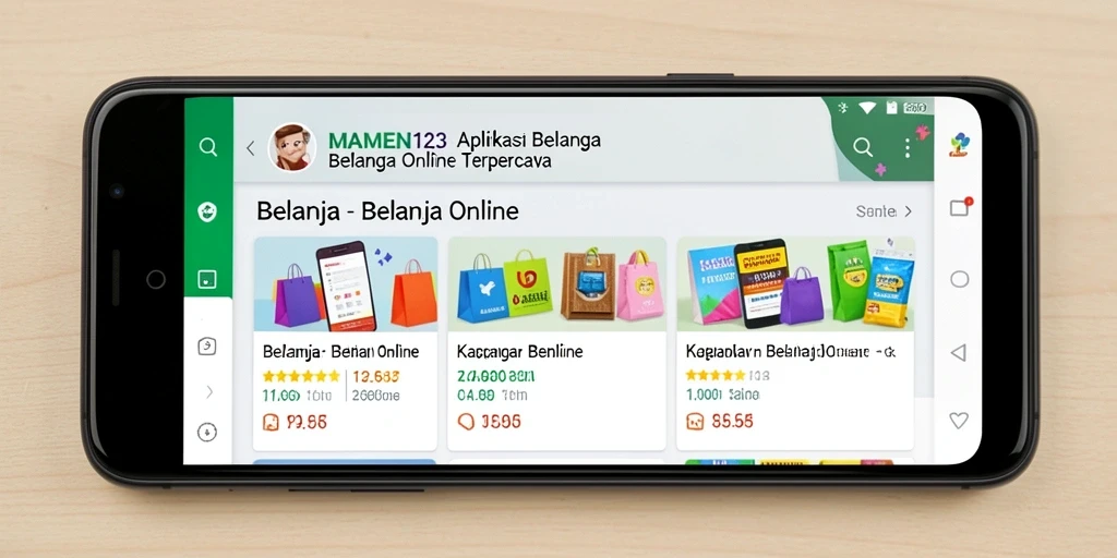 Tampilan antarmuka MAMEN123 yang ramah pengguna.
