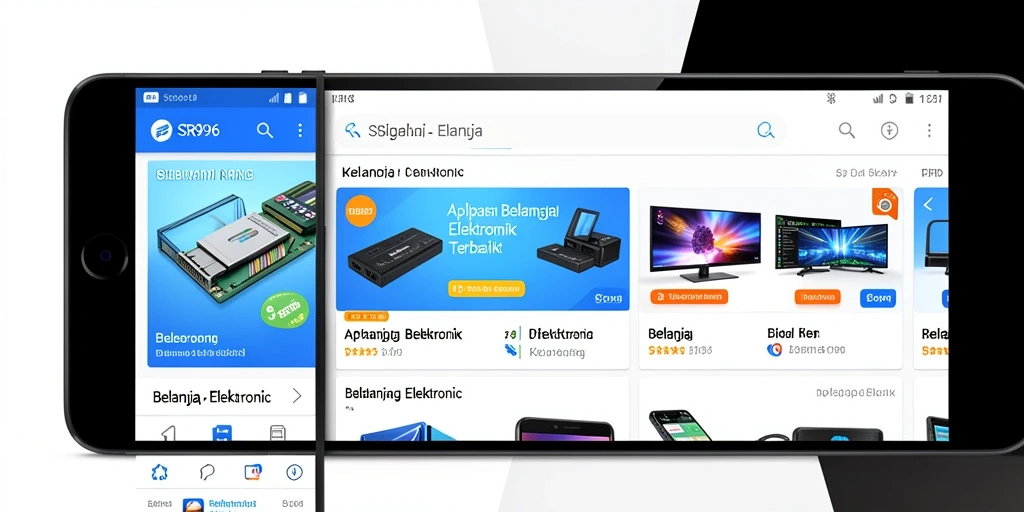 Tampilan antarmuka aplikasi SR996 yang simpel dan fungsional.