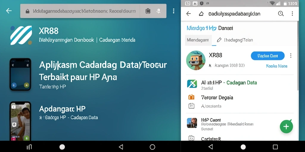 Antarmuka intuitif XR88 untuk cadangan data yang aman.